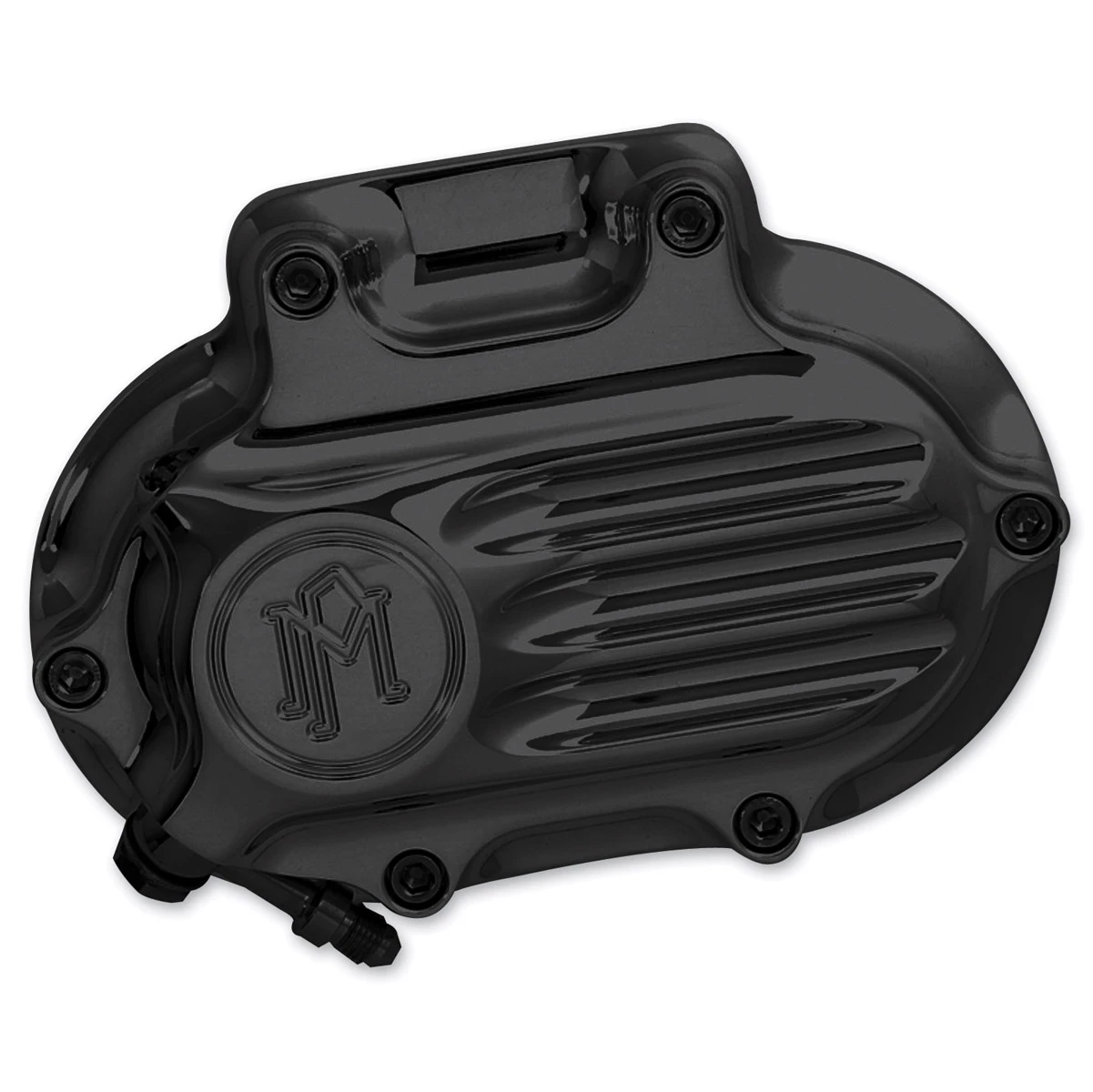 Performance Machine Fluted Clutch Release Cover Black Ano 1 Performance Machine Fluted Clutch Release Cover Black Ano