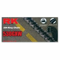 RK Chains GXW Chain 530 Black/Gold