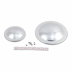 BDL Polished Domed Pulley Cover Kit