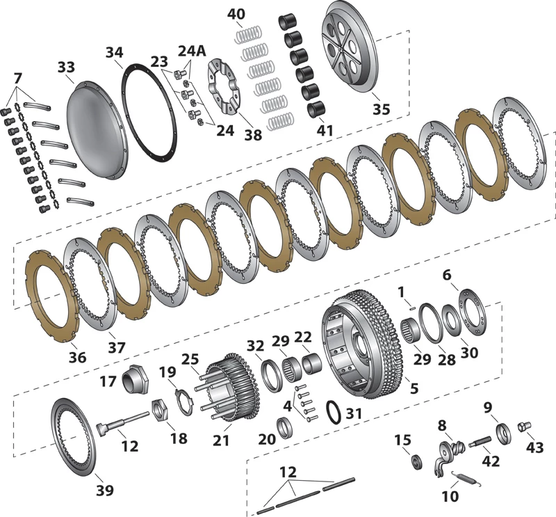 Eastern Motorcycle Parts Sportster Clutch Pressure Plate 2 Eastern Motorcycle Parts Sportster Clutch Pressure Plate - Image 2