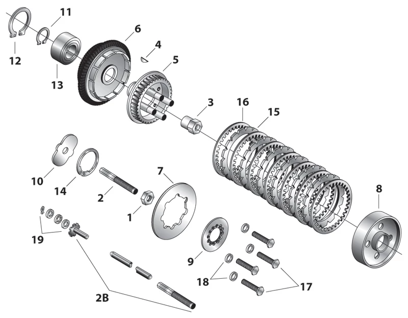 V-Twin Manufacturing Clutch Internal Retaining Ring 2 V-Twin Manufacturing Clutch Internal Retaining Ring - Image 2