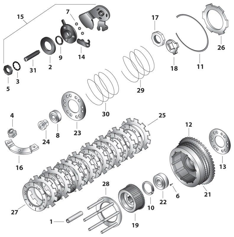 Mid-USA Clutch Hub Nut 2 Mid-USA Clutch Hub Nut - Image 2