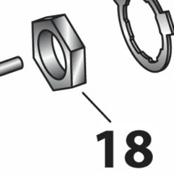 Mid-USA Clutch Hub Nut 6 Mid-USA Clutch Hub Nut -Clutch Components shop 630 170 C V1