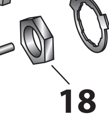 Mid-USA Clutch Hub Nut 3 Mid-USA Clutch Hub Nut - Image 3