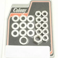 Colony Transmission Side Cover & Clutch Arm Nut Kit