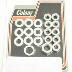 Colony Transmission Side Cover & Clutch Arm Nut Kit