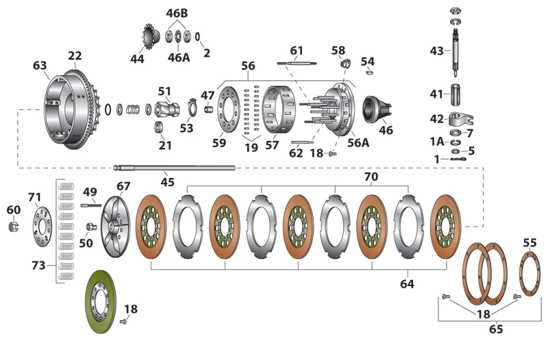 V-Twin Manufacturing Clutch Release Lever Shaft 2 V-Twin Manufacturing Clutch Release Lever Shaft - Image 2